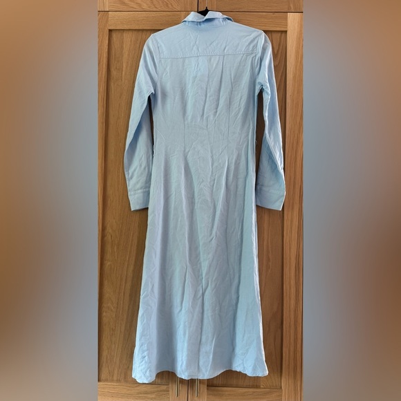 Rachel Parcell Blue Buttoned Shirt Dress - Picture 4 of 4